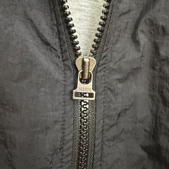 Vintage 90s Nike Mens Windbreaker Burgundy Large Streetwear Retro Sporty - Picture 4 of 8